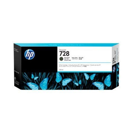 Cartouche d’encre DesignJet HP 728 - Noir mat - 300 ml