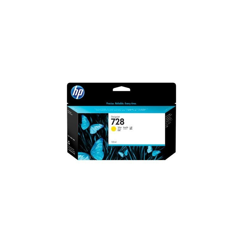 Cartouche d’encre DesignJet HP 728 - Jaune - 130 ml