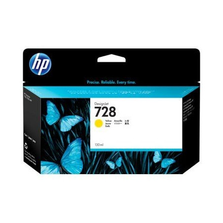 Cartouche d’encre DesignJet HP 728 - Jaune - 130 ml