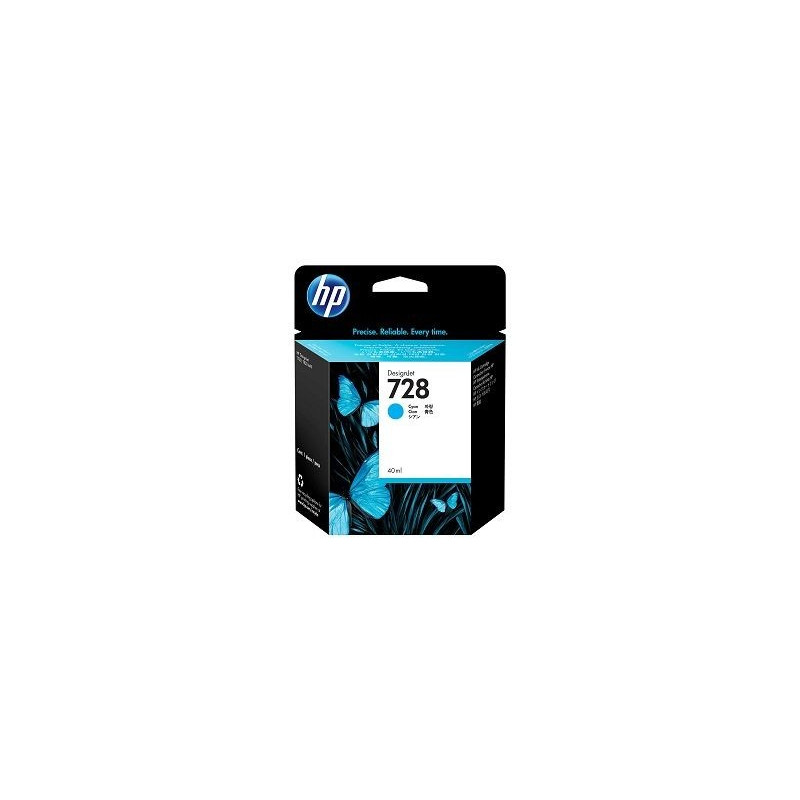 Cartouche d’encre DesignJet HP 728 - Cyan - 40 ml
