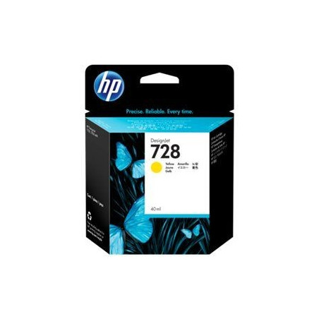 Cartouche d’encre DesignJet HP 728 - Jaune - 40 ml