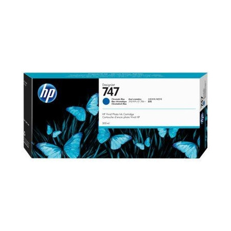 Cartouche d’encre DesignJet HP 747 - Bleu chromatique - 300 ml