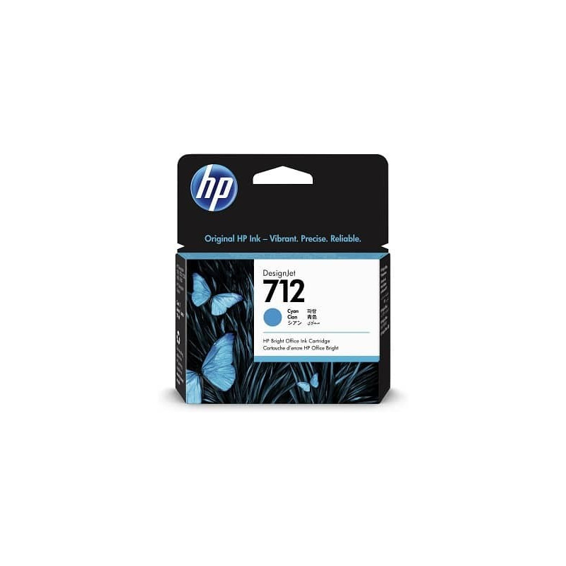 Cartouche d’encre DesignJet HP 712 - Cyan - 29 ml