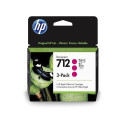 Pack de 3 cartouches d’encre DesignJet HP 712 - Magenta - 29 ml