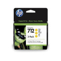 Pack de 3 cartouches d’encre DesignJet HP 712 - Jaune - 29 ml