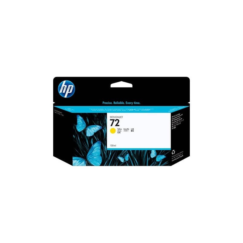 Cartouche d’encre DesignJet HP 72 - Jaune - 130 ml