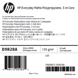 Polypropylène Mat HP - 0,914 x 61 m - 120g
