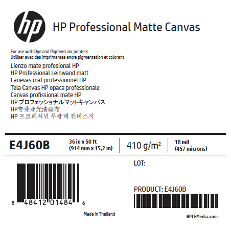 Canvas Mat HP - 0,914 x 15,20 m - 390g