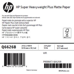 Papier Mat Fort Grammage HP - 0,610 x 30,50 m - 210g