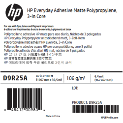 Polypropylène Mat Adhésif HP - 1,067 x 30,50 m - 120g