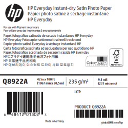 Papier Photo Satin HP - 1,067 x 30,50 m - 235g