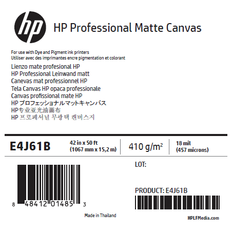 Canvas Mat HP - 1,067 x 15,20 m - 390g