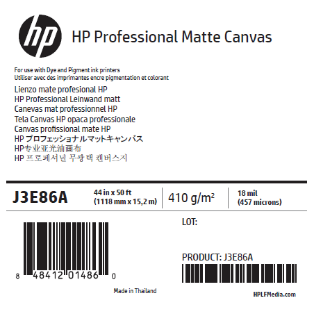 Canvas Mat HP - 1,118 x 15,20 m - 390g