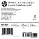 Papier Mat Litho-Réaliste HP - 1,118 x 30,50 m - 270g
