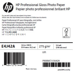 Papier Photo Brillant HP - 0,914 x 30,50 m - 275g