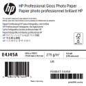 Papier Photo Brillant HP - 1,524 x 30,50 m - 275g