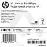 Papier Normal Universel HP PageWide - 841 mm x 152,4 m - 80g - K6B87A