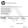 Canevas Satiné HP Premium - 1370 mm x 22,90 m - 380g - E4J28A