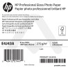 Papier Photo Brillant Pro HP - 1067 mm x 30,50 m - 275g - E4J43A