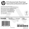 Papier Photo Professionnel Satiné HP - 1524 mm x 30,50 m - 275g - E4J49A