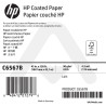 Papier Couché HP - 1067 mm x 45,72 m - 90g - C6567B