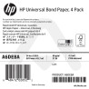 Papier Normal Universel HP - 610 mm x 45,72 m - 80g - A6DE8A - Pack de 4 bobines