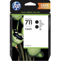 Pack de 2 cartouches d’encre DesignJet HP 711 - Noir - 80 ml