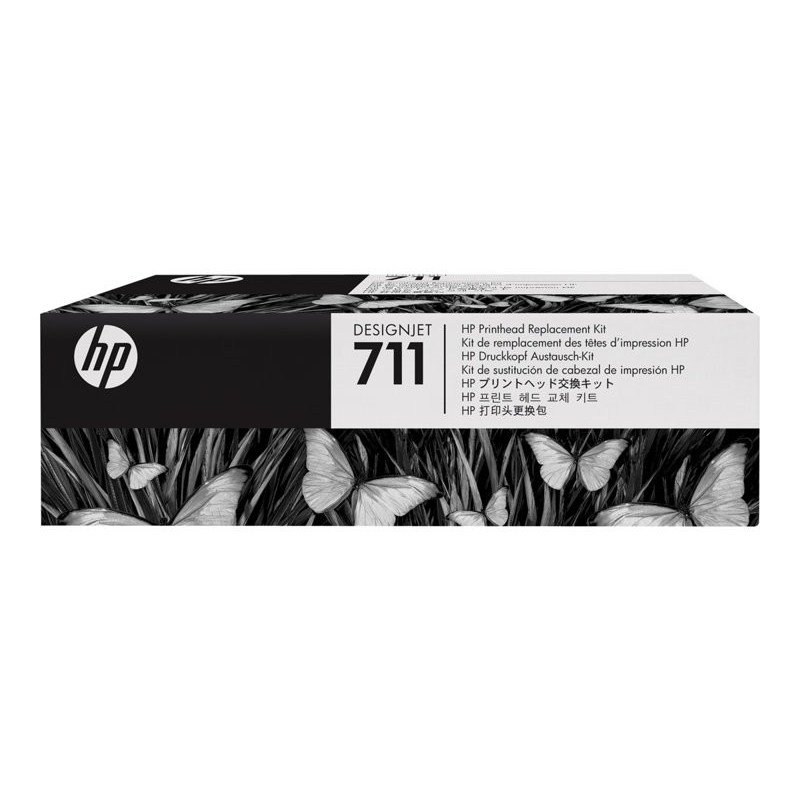 Kit de remplacement pour tete d'impression DesignJet HP 711 - C1Q10A