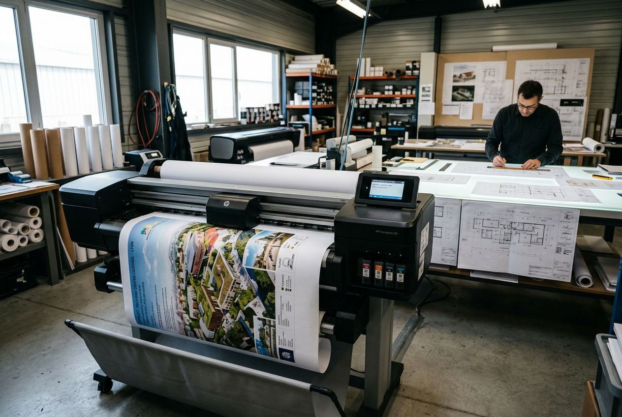 Qu'est-ce que l'impression grand format ? Définition et usages