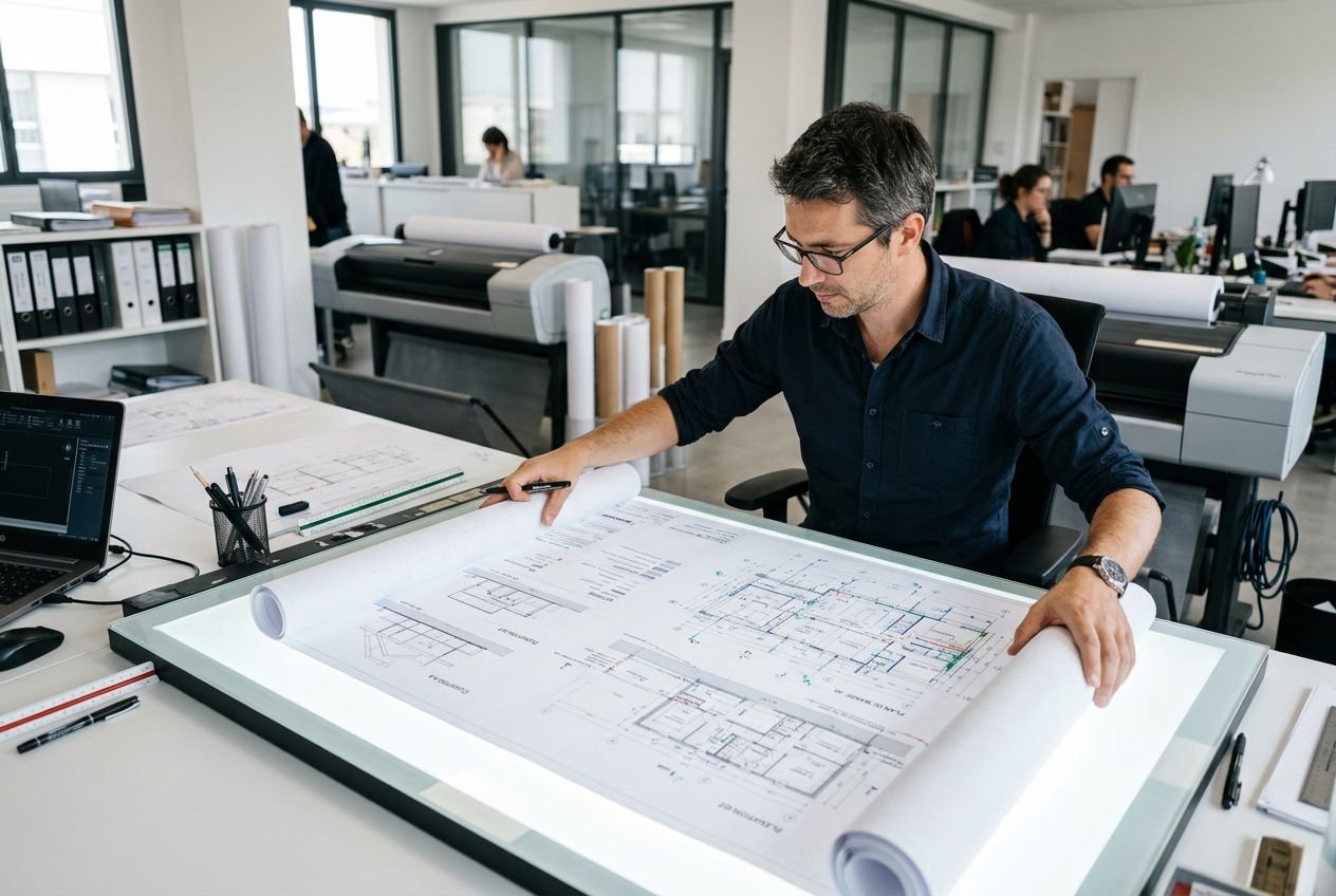 Formats de papier pour plans d'architecte : guide complet